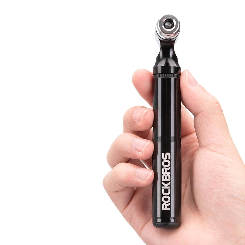 MINI ALUMINIUM BICYCLE PUMP FOR ROCKBROS FRAME Manufacturer code POMPKA ROWEROWA MINI Z UCHWYTEM NA RAMĘ