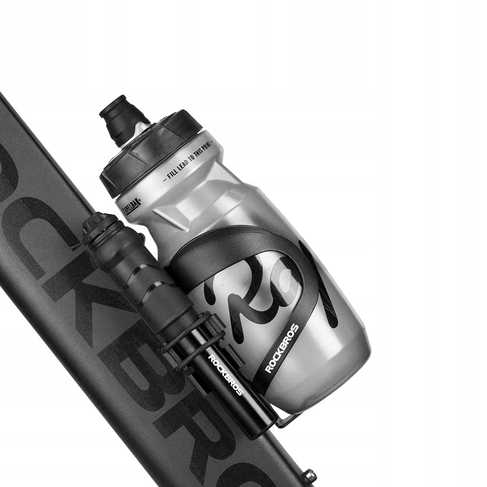MINI ALUMINUM BICYCLE PUMP FOR FRAME ROCKBROS Color black