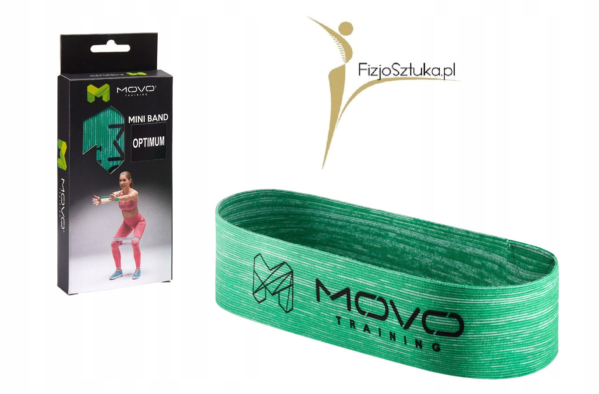 MINI BAND OPTIMUM with logo FizjoSztuka.pl by MOVO RUBBER