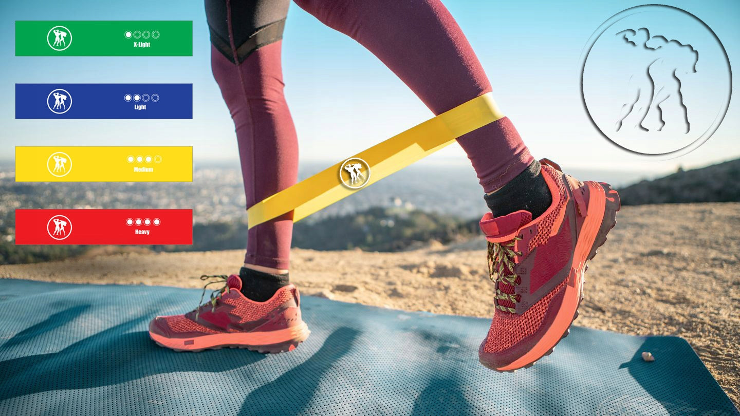 MINI BANDS EXERCISE RUBBER SET FITNESS GYM RUBBER BANDS POWER STRONG Brand Herkules