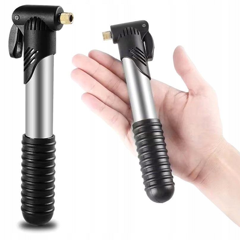 MINI BICYCLE PUMP 21 CM MANUAL WITH TRAVEL VALVE FOR PUMPING THE BIKE