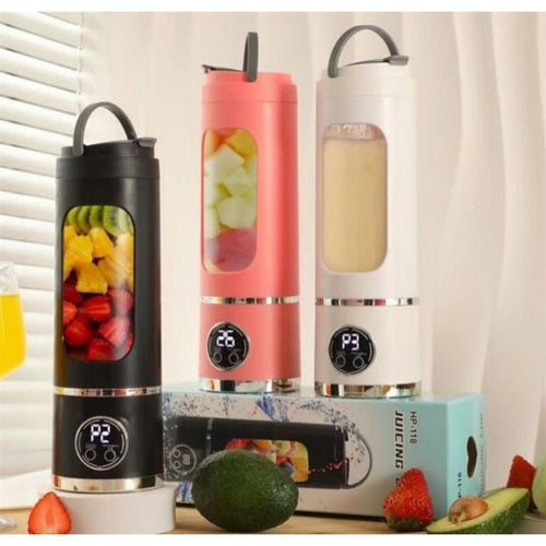 MINI BLENDER POWERFUL 50W 450ML LED DISPLAY 3 MODES USB TRAVEL OPERATION Manufacturer code Countertop Blenders-0.481234