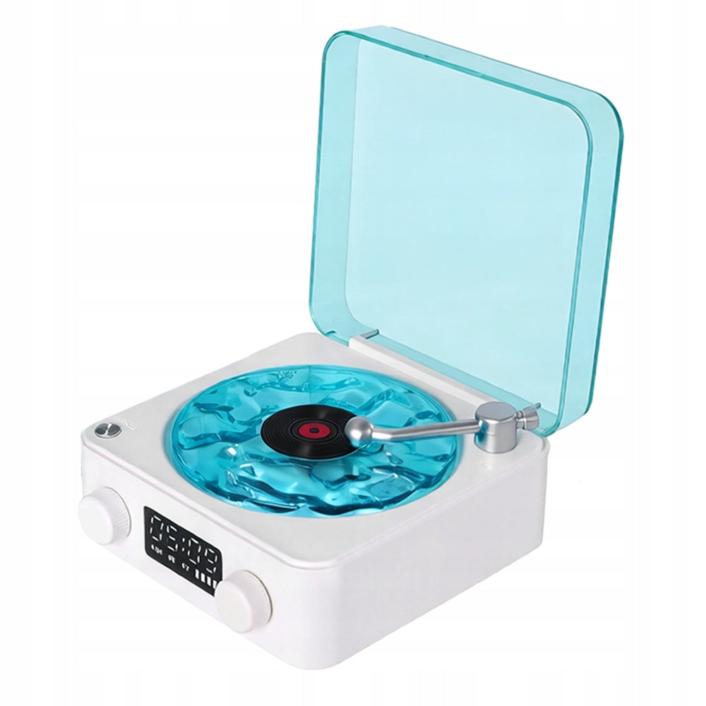 MINI BLUETOOTH TURNTABLE WITH RGB LIGHTING AND 4 NATURE SOUNDS RECHARGEABLE Brand no brand
