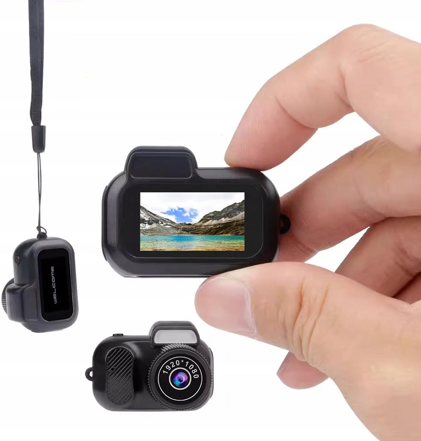 MINI CAMERA KEY CHAIN VIDEO RECORDER 1080P WITH SCREEN 0,96 INCH CHILDREN'S