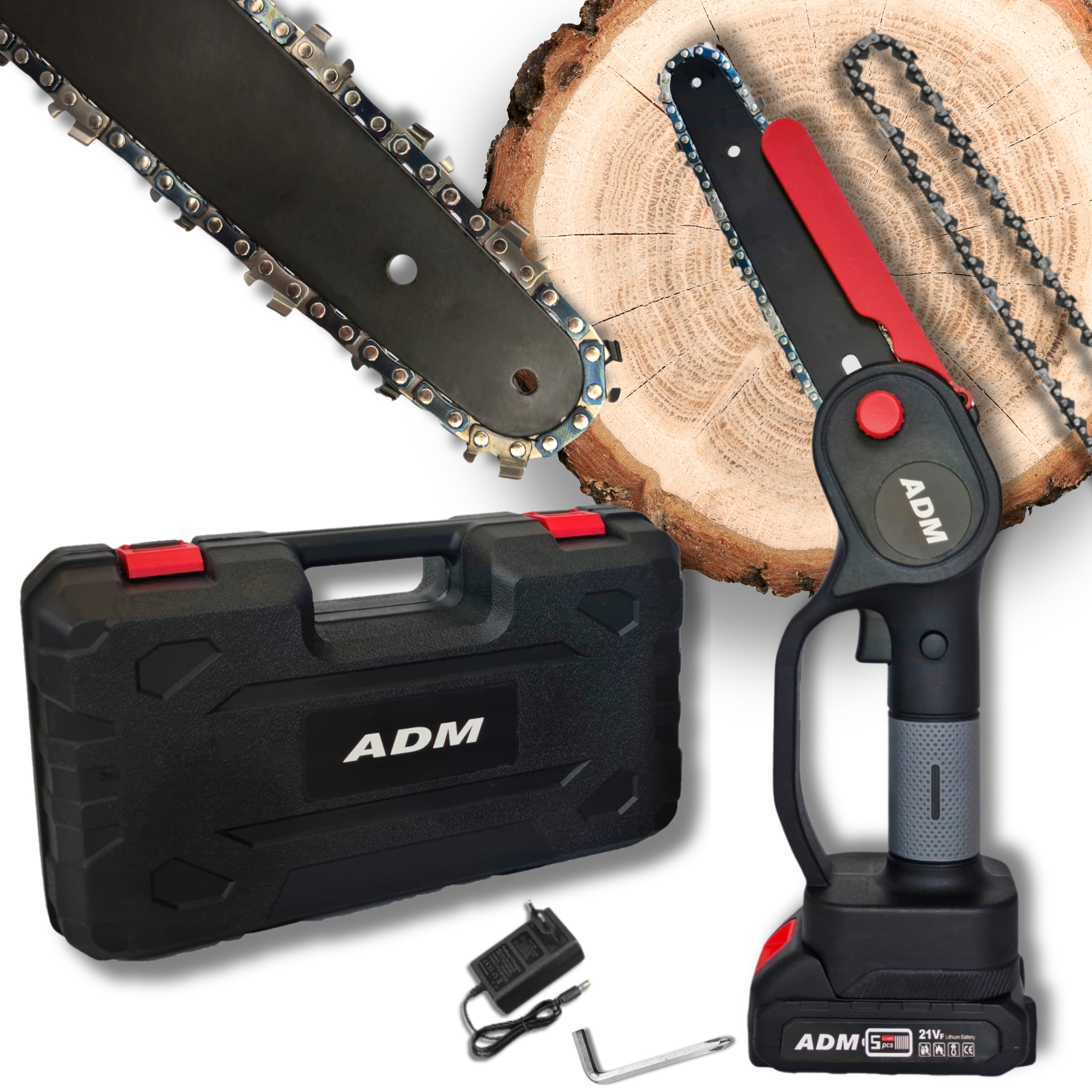 MINI CHAINSAW CORDLESS BRUSHLESS BRANCH SET BOX Packaging status original