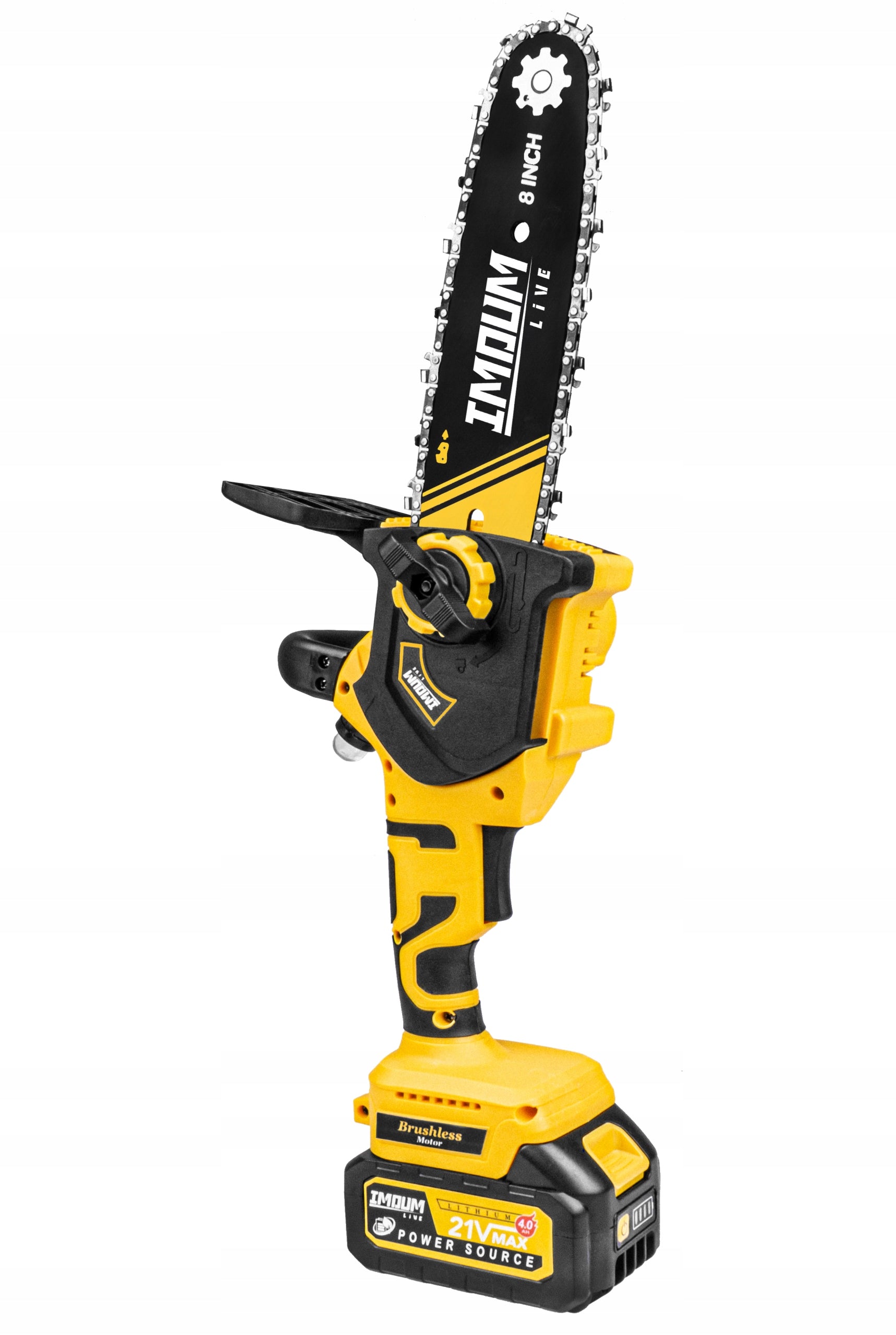 MINI CHAINSAW CORDLESS SAW 8" TWO BATTERIES SET IMOUM Brand IMOUM