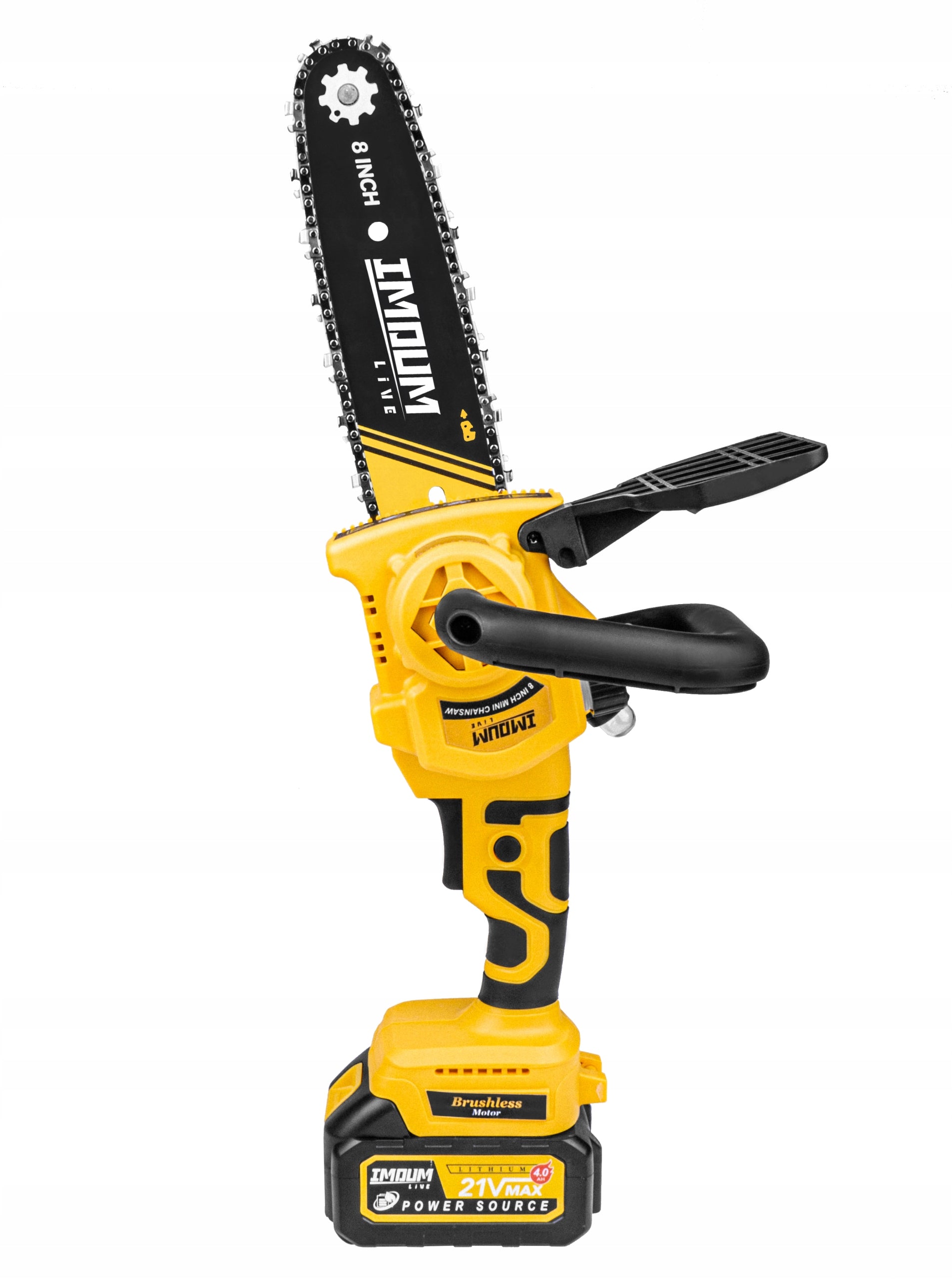 MINI CHAINSAW CORDLESS SAW 8" TWO BATTERIES SET IMOUM Guide manufacturer other