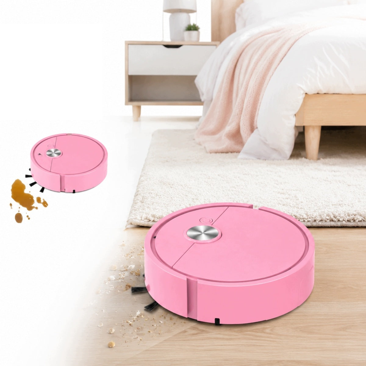 MINI CLEANING ROBOT 3IN1 – VACUUM CLEANER AND MOP WITH USB CHARGING