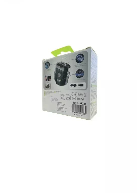 MINI COMPACT TRAVEL SHAVER FOR FACIAL HAIR WIRELESS LYCA GL69726 Type head