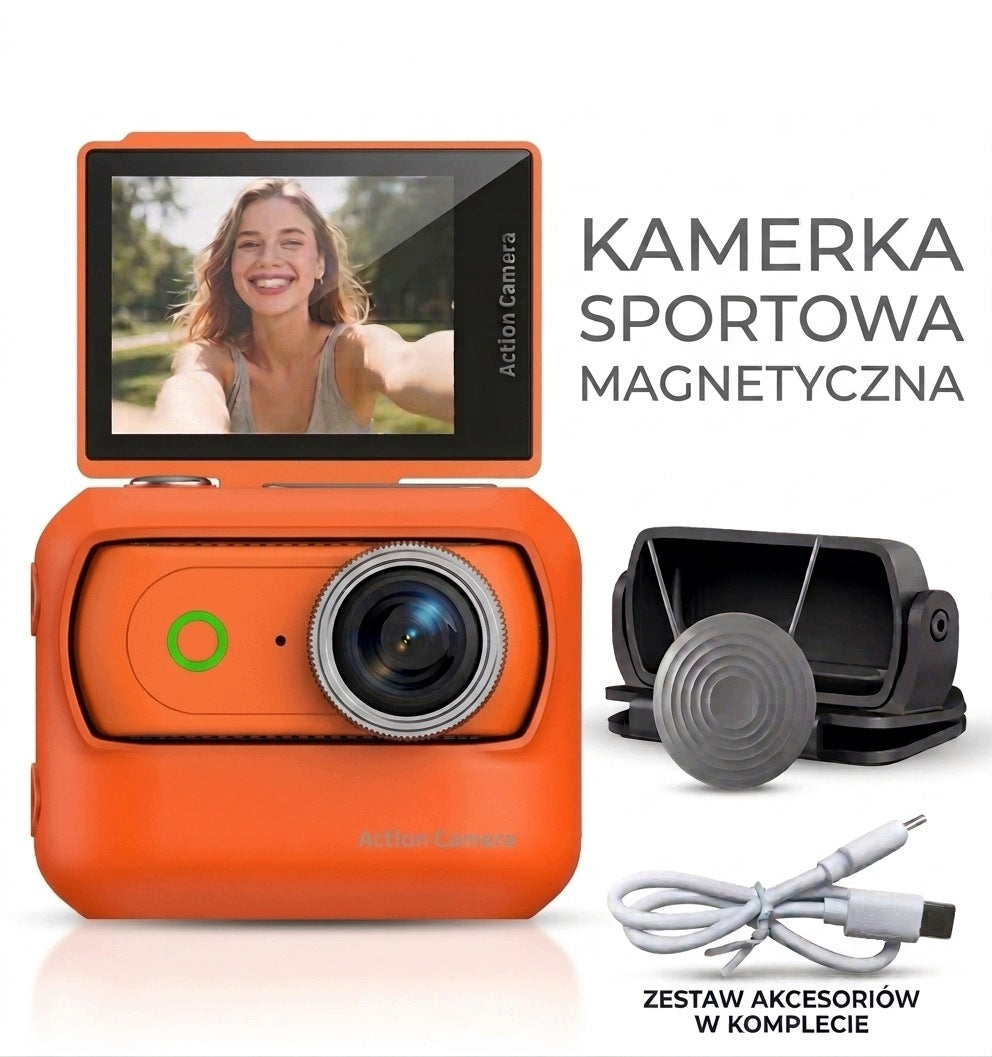MINI Camera LK-018 1080P WiFi Screen 2" Magnetic DOCKING STATION Body Cam