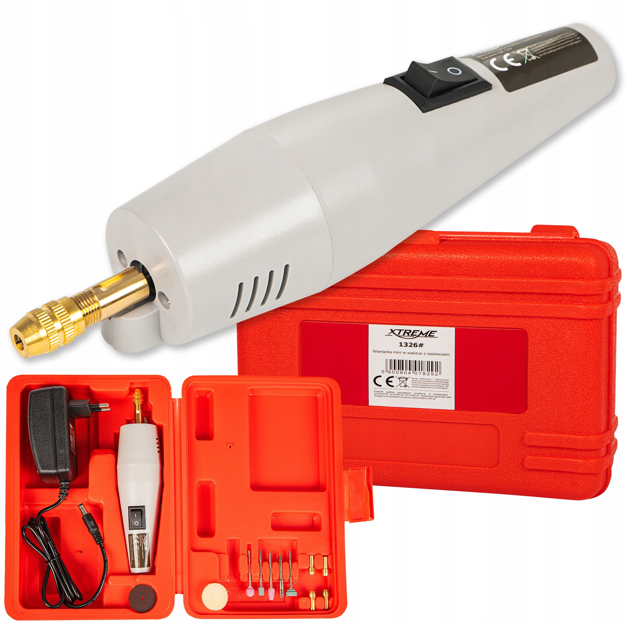 MINI DRILL PRECISION GRINDER CASE 12V DRILLING GRINDING CUTTER Brand Xtreme