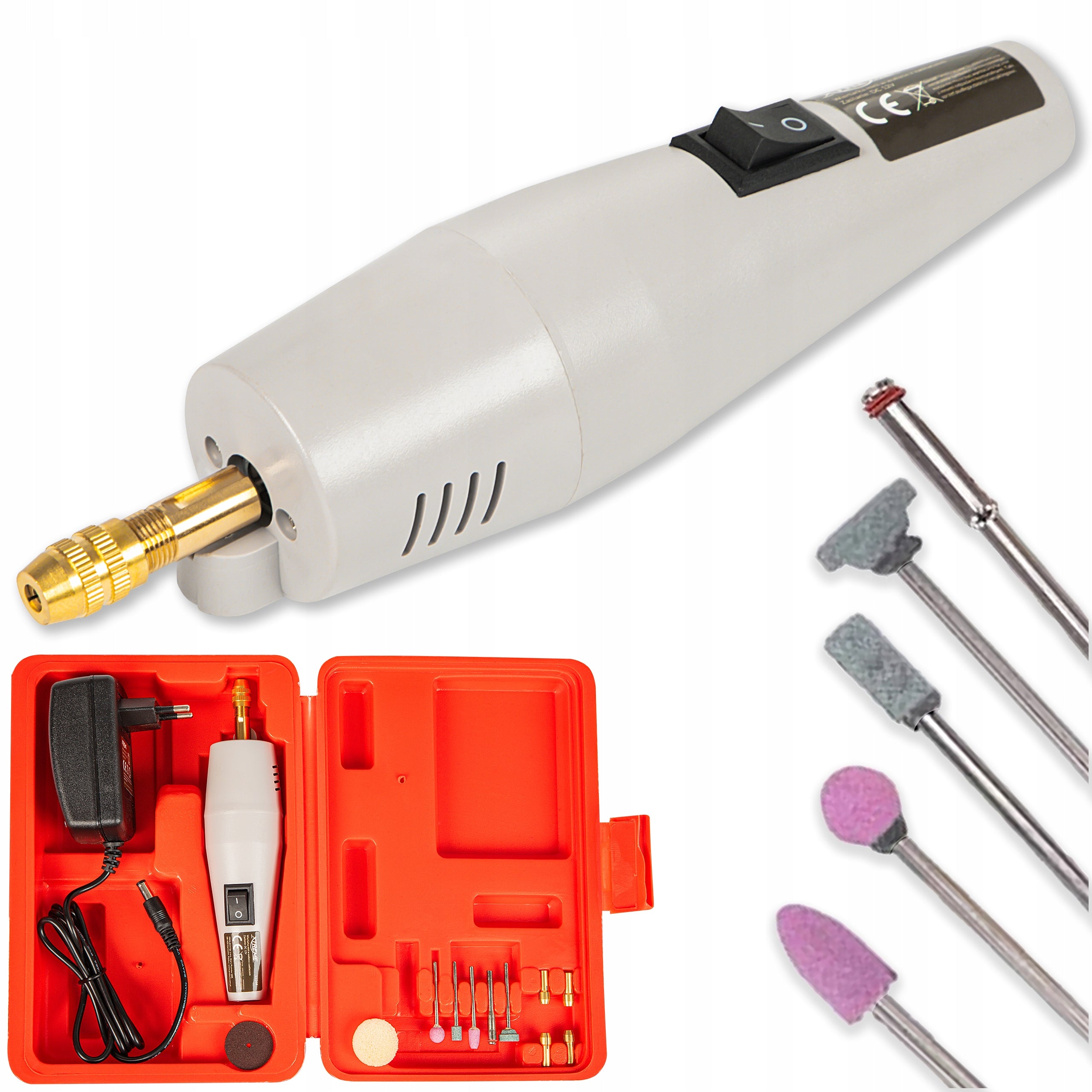 MINI DRILL PRECISION GRINDER CASE 12V DRILLING GRINDING CUTTER
