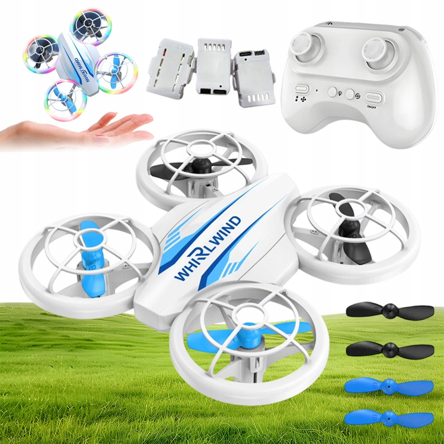 MINI DRONE QUADROCOPTER TURBO STUNTS CASE BATTERY COVER FOR CHILDREN