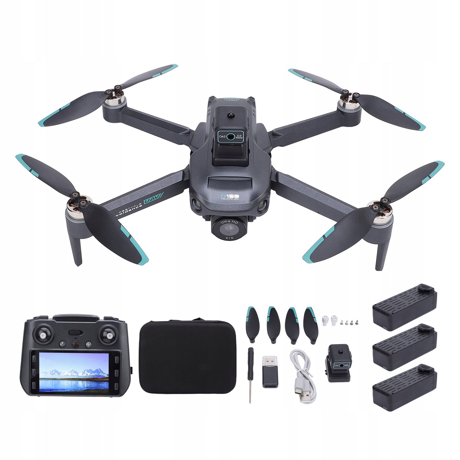 MINI DRONE WITH CAMERA QUADCOPTER RC AUTOMATIC RETURN FOR BEGINNERS 5G