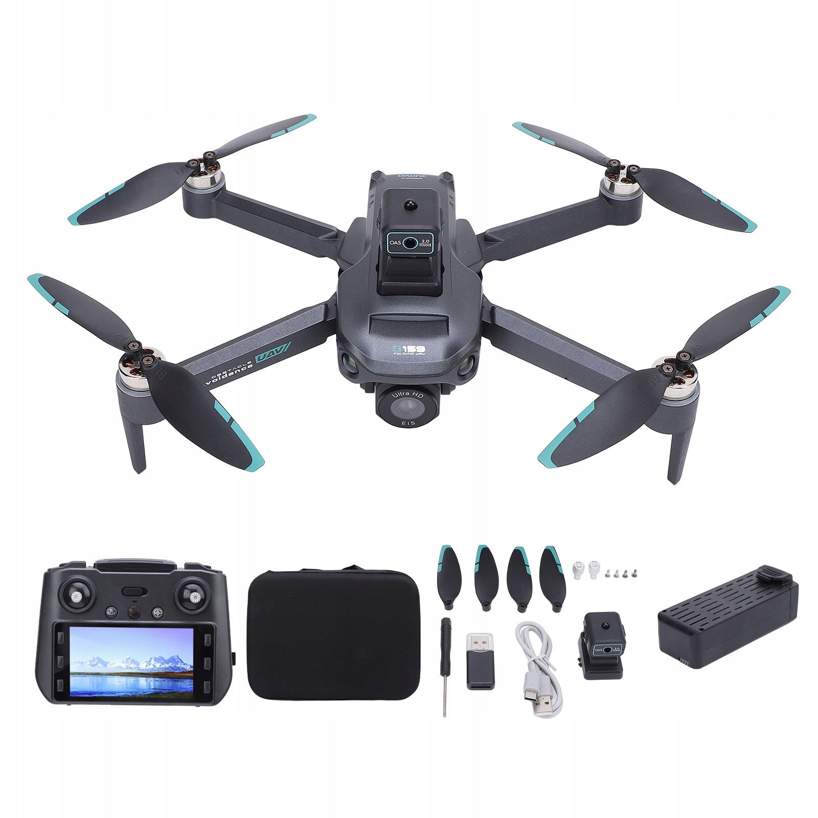 MINI DRONE WITH CAMERA QUADCOPTER RC AUTOMATIC RETURN FOR LIVERS