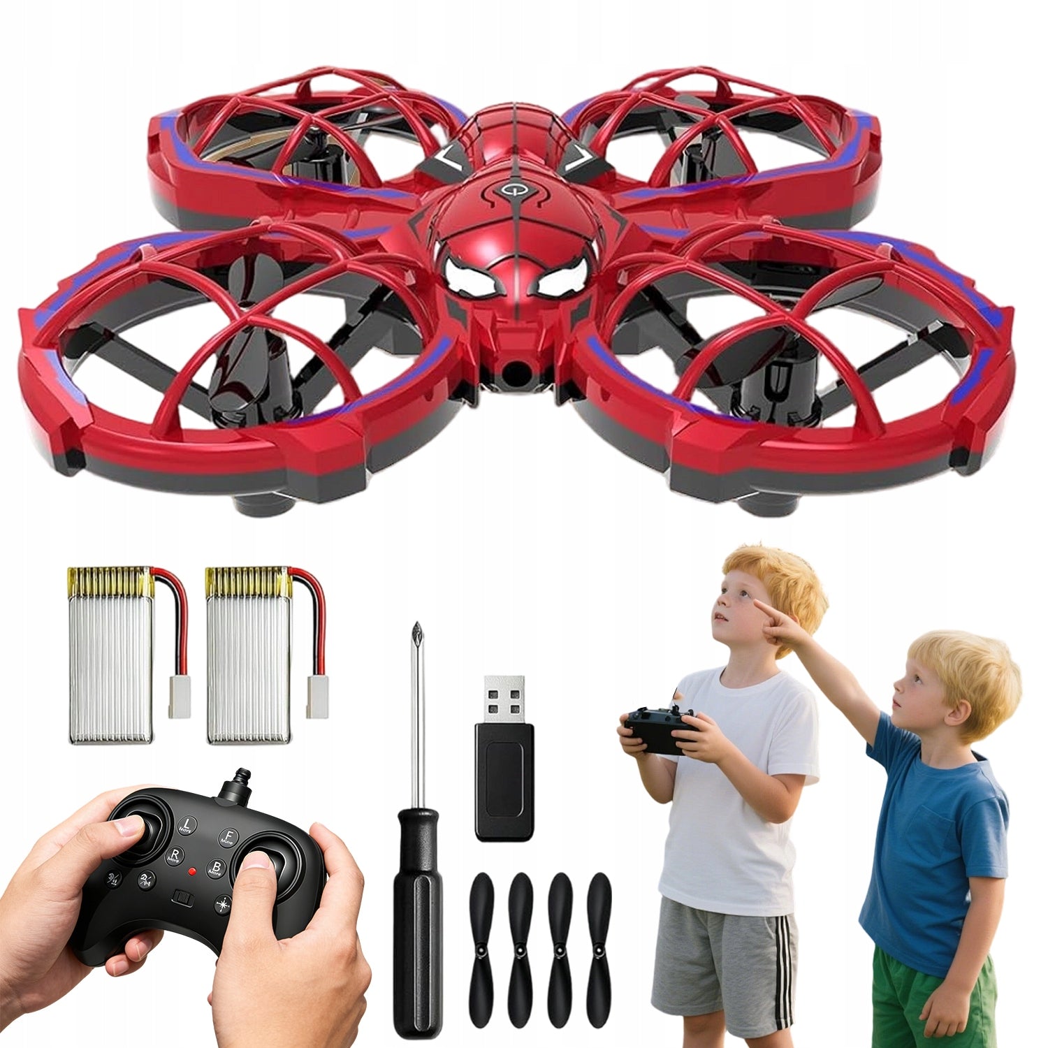 MINI DRONE WITH DUAL 500MAH BATTERY AND OBSTACLE AVOIDANCE FUNCTION