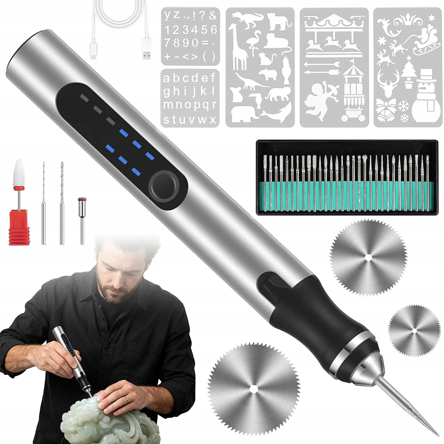 MINI ELECTRIC GRINDER DRILL ELECTRIC ENGRAVING PEN