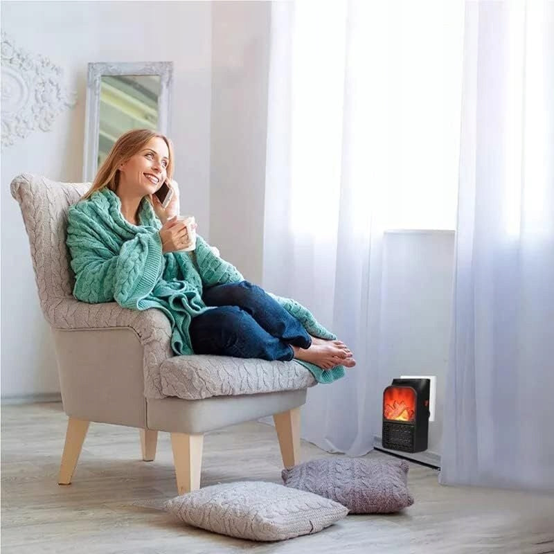 MINI ELECTRIC HEATER PORTABLE COMPACT FOR CONTACT LUXIFLAME Packaging status original
