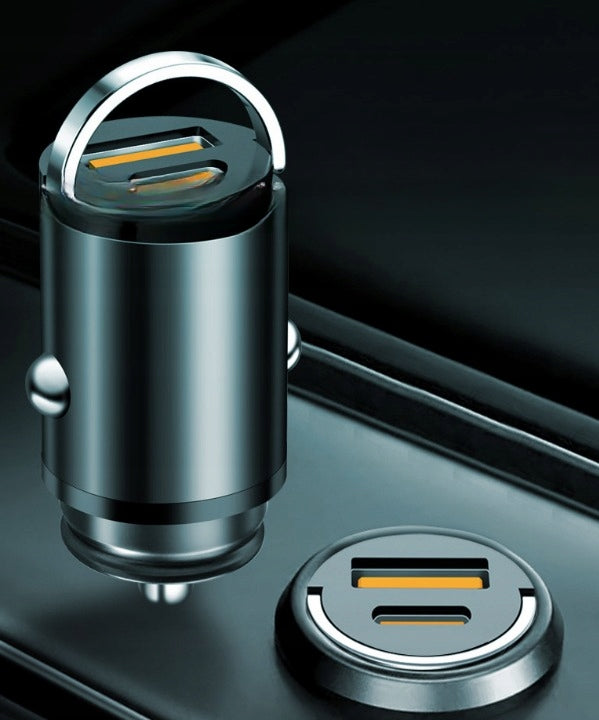 MINI FAST POWERFUL CAR CHARGER FOR PHONE 30W USB/USB-C 5V 9V 12V Manufacturer code MINI SZYBKA MOCNA ŁADOWARKA SAMOCHODOWA