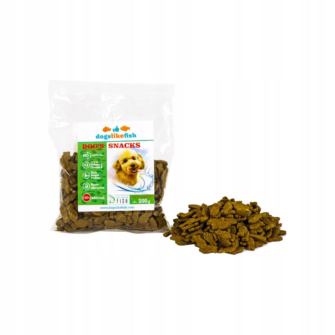 MINI FISH COOKIES FOR DOGS AND CATS - DOGSLIKEFISH 1000G Manufacturer code 4751034310431