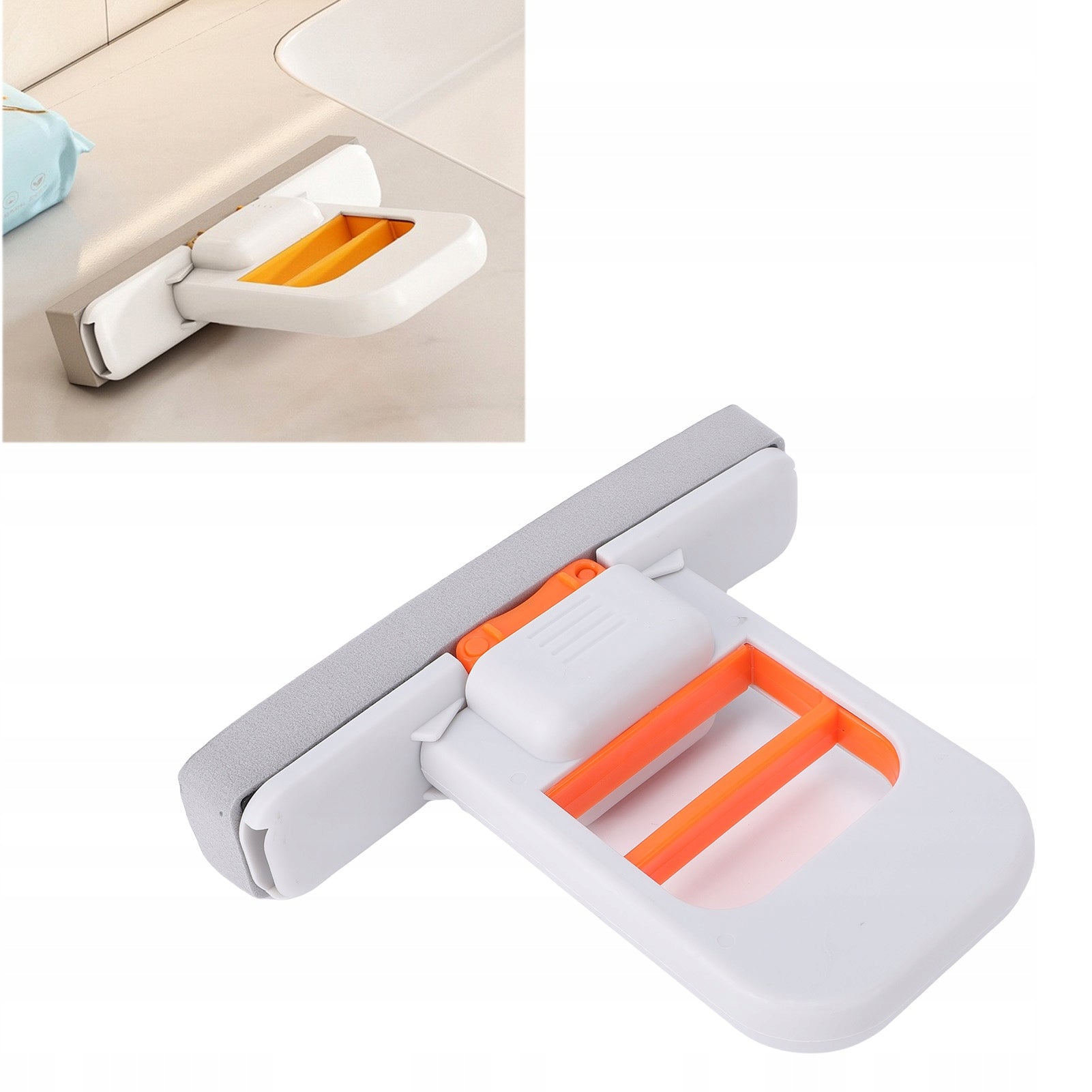 MINI FLAT MOP WITH WINDOW CLEANER PORTABLE Packaging status original