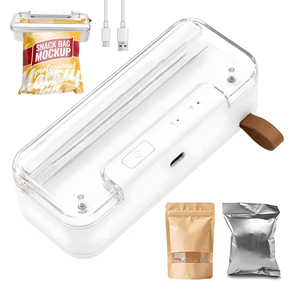 MINI FOOD PACKAGING SEALER USB AUTOMATIC SHUTDOWN