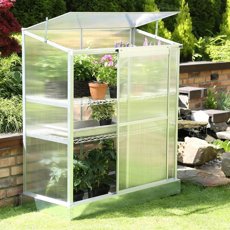 MINI GARDEN GREENHOUSE 130x58x140 BALCONY WALL POLYCARBONATE - Hosta Manufacturer code 960115