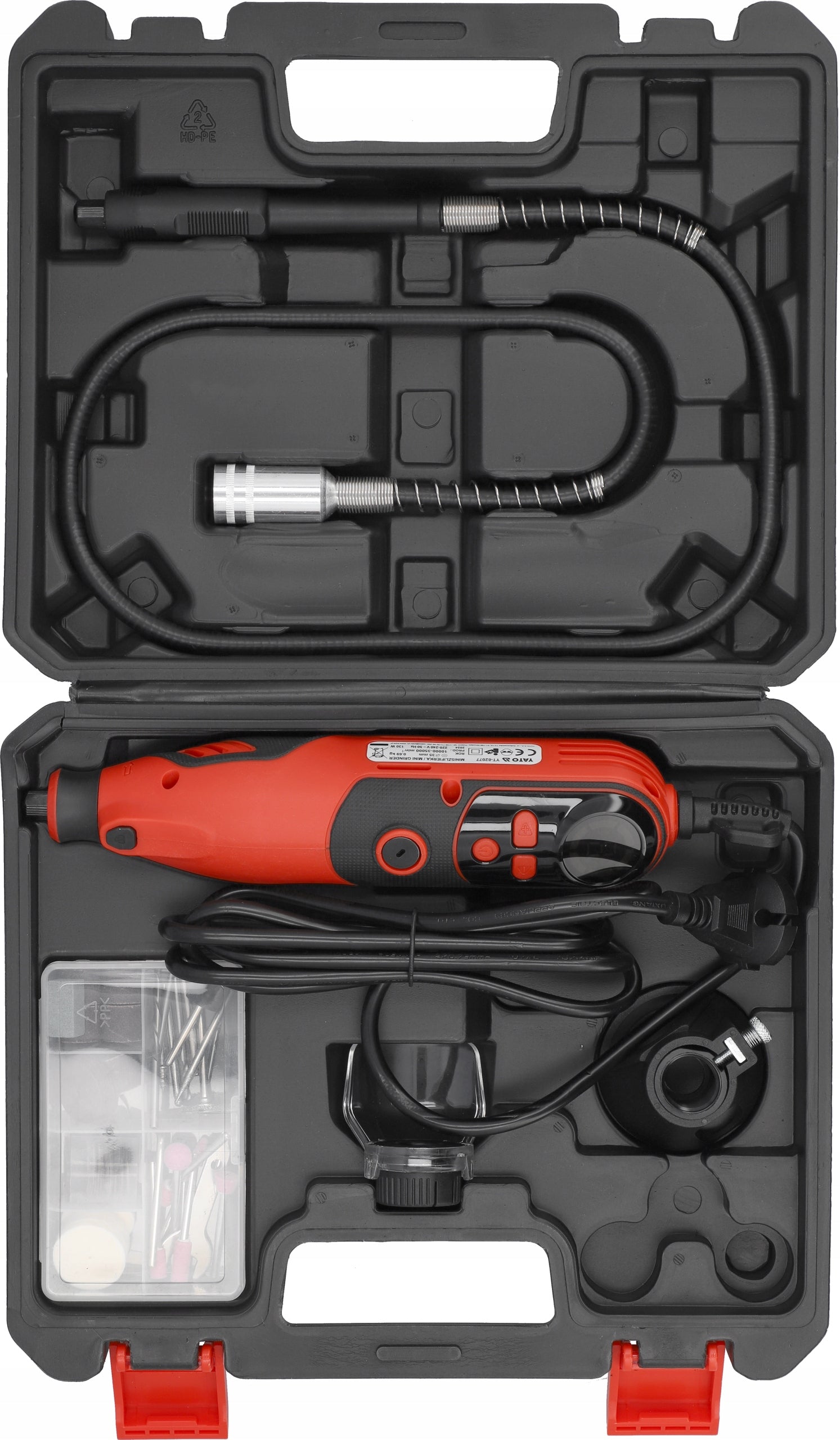 MINI GRINDER 3,2mm NETWORK 130W 83el. SPEED CONTROL YATO Brand Yato