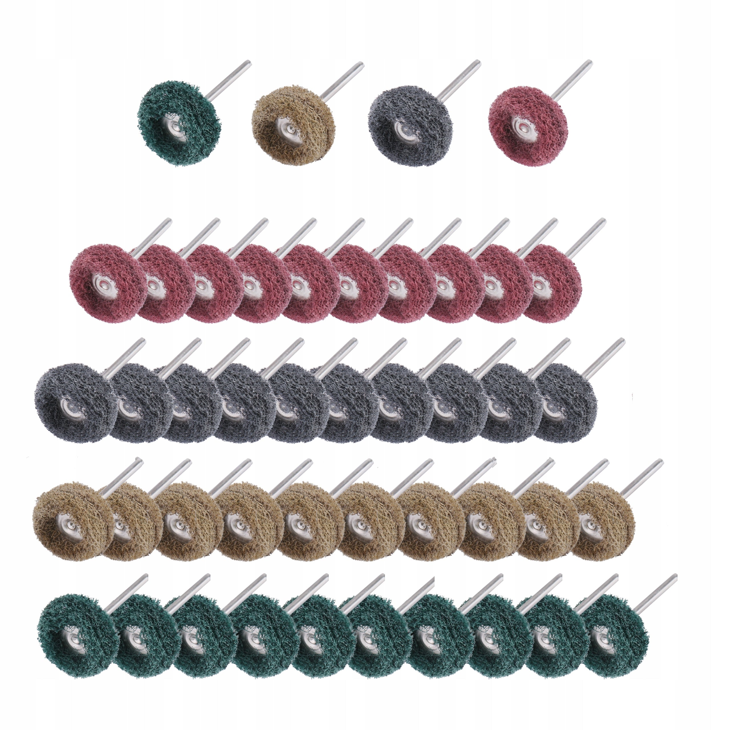 MINI GRINDER ACCESSORIES Nylon Mini Polishing Brushes 40pcs