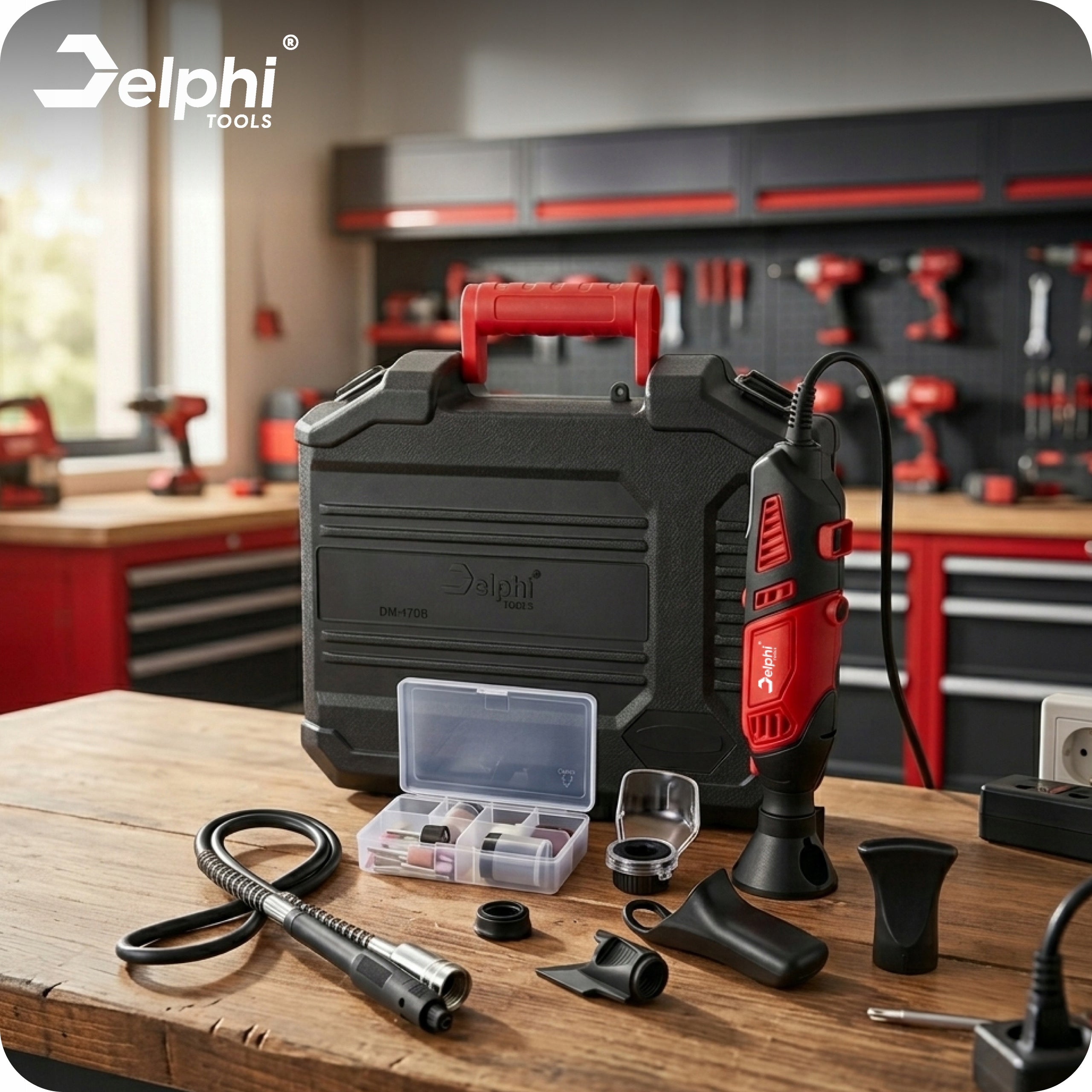 MINI GRINDER MULTIFUNCTION MILLING MACHINE + ACCESSORIES SET XXL Packaging status original
