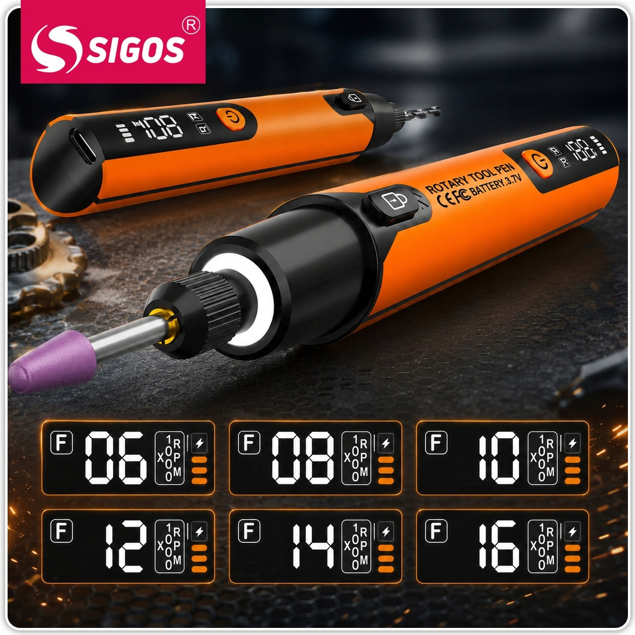 MINI GRINDER SMALL CORDLESS ELECTRIC DRILLING MACHINE Wireless Packaging status original