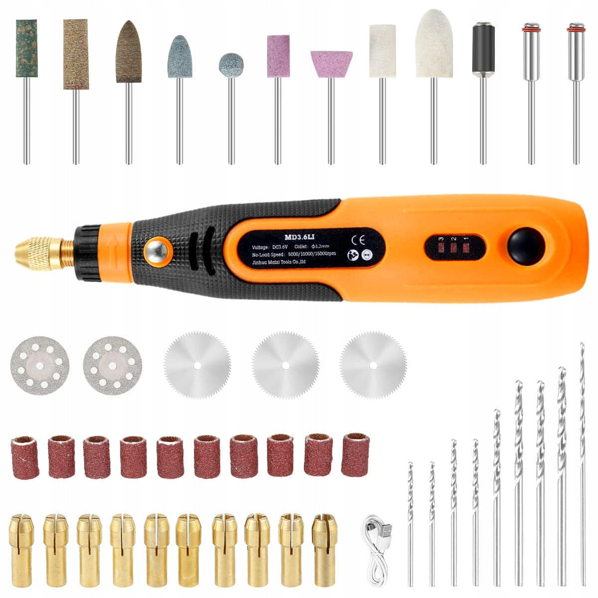 MINI GRINDER SMALL ELECTRIC DRILL CORDLESS SIMPLE MANUAL Manufacturer code ZREE-Narzędzi obrotowych