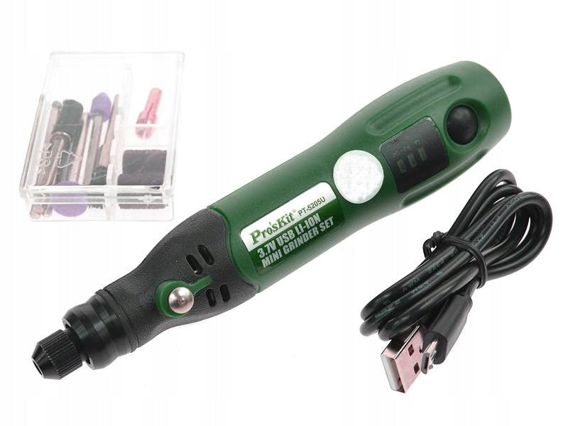 MINI GRINDER WITH ACCESSORIES PT-5205U cordless Brand Proskit