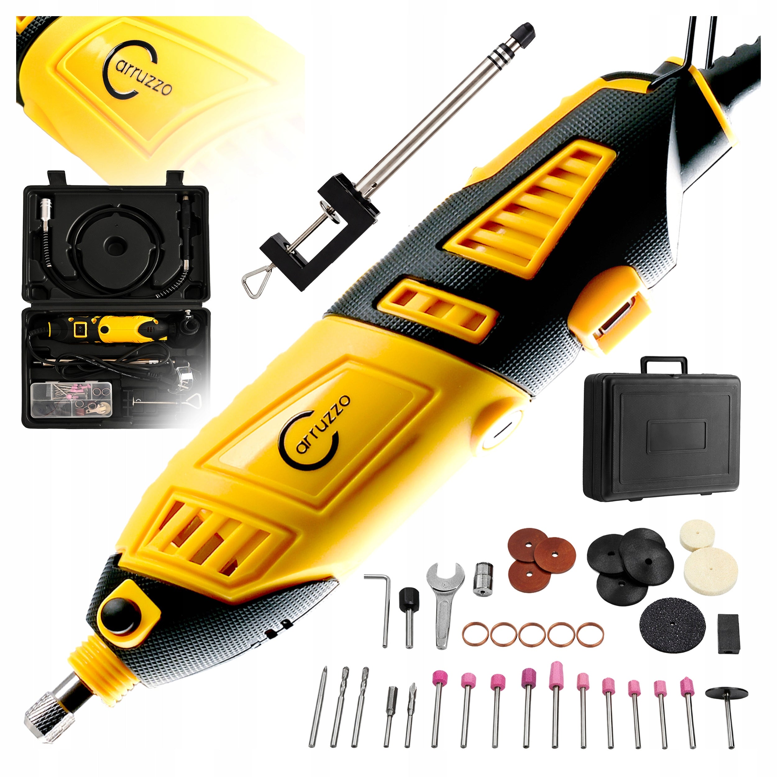 MINI GRINDER WOOD MILLING MACHINE METAL MULTIFUNCTIONAL ACCESSORIES SET XXL