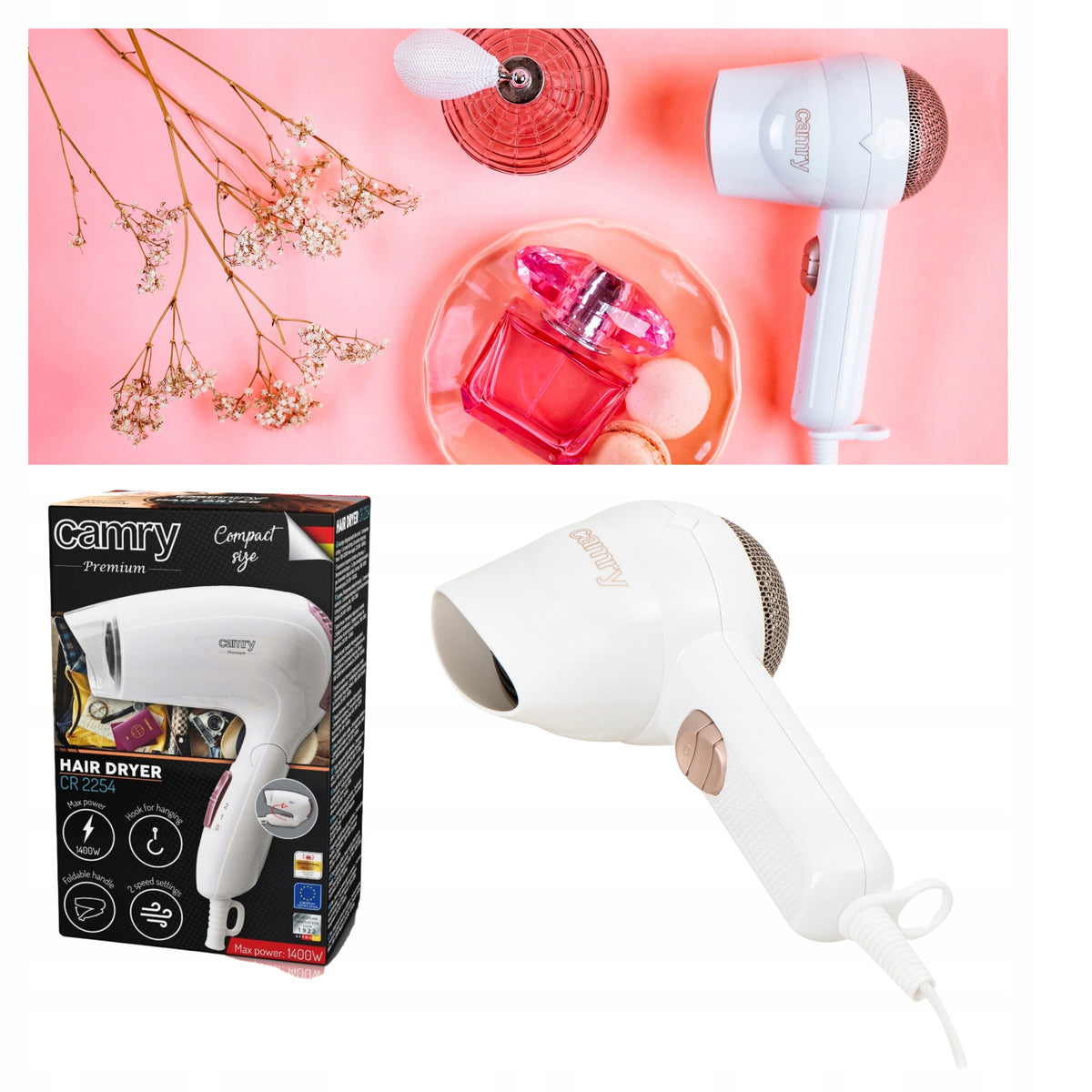 MINI HAIR DRYER TRAVEL HANDY FOR POOL GREAT DESIGN