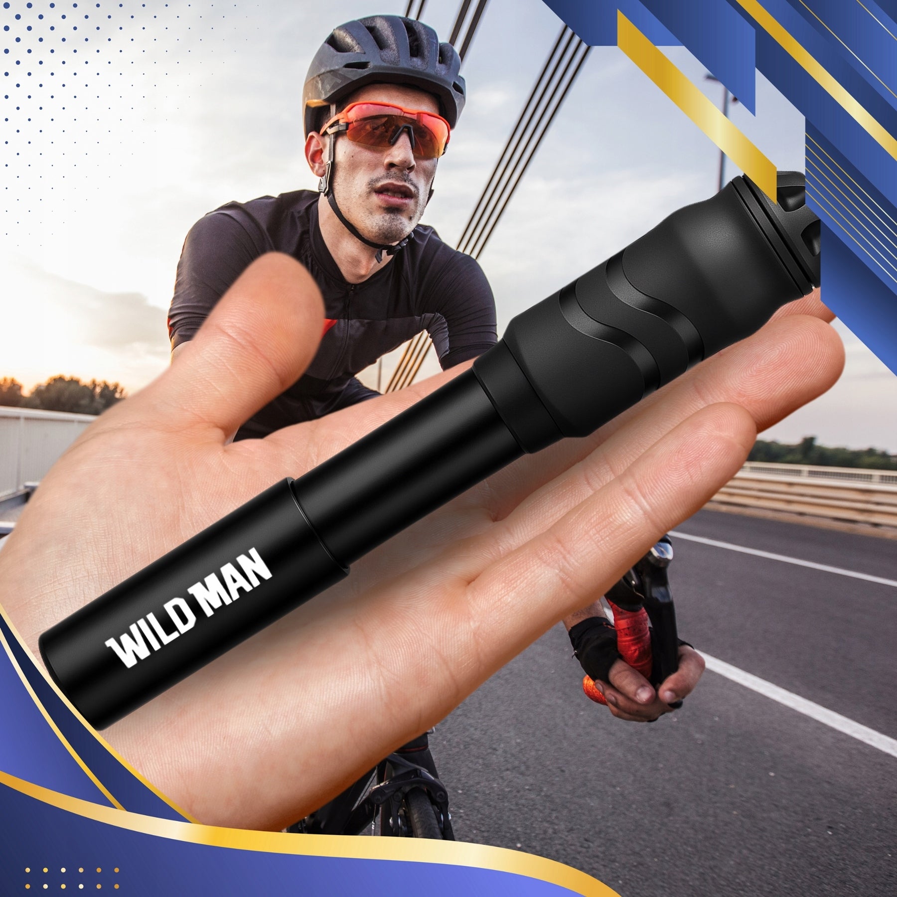 MINI HAND PUMP BICYCLE ALUMINUM COMPACT FOR SCOOTER BIKE 7 BAR Manufacturer code 5907713397777