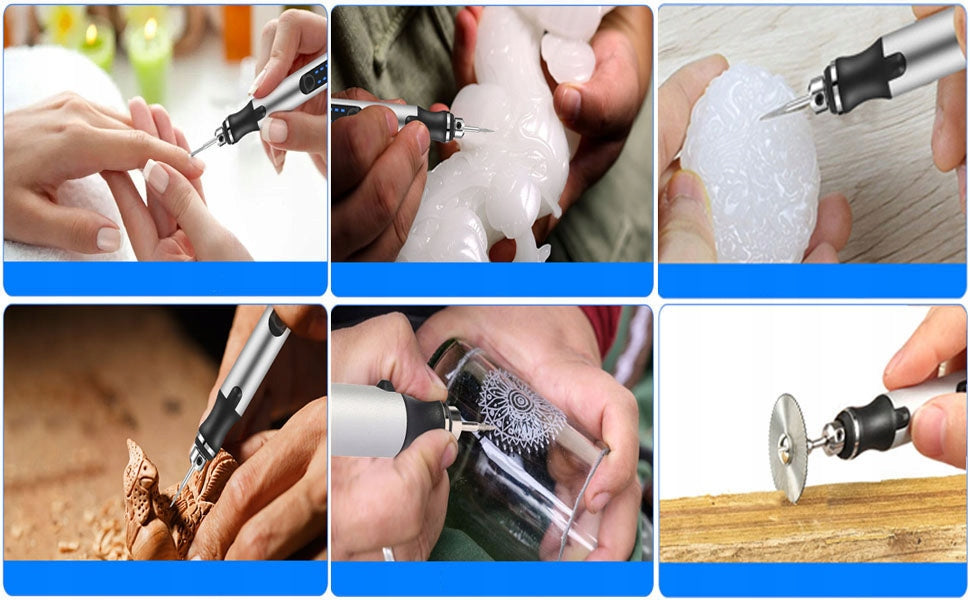 MINI HANDHELD ELECTRIC DRILL WITH JEWELRY DRILL BITS 63PCS Brand no brand