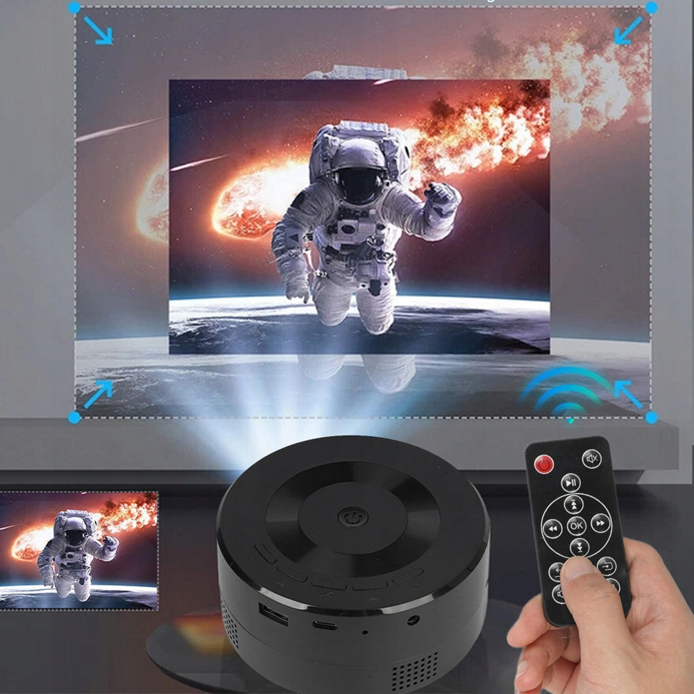 MINI HOME PROJECTOR PORTABLE FOR SMARTPHONE LED PROJECTOR 1920X1080 Packaging status original