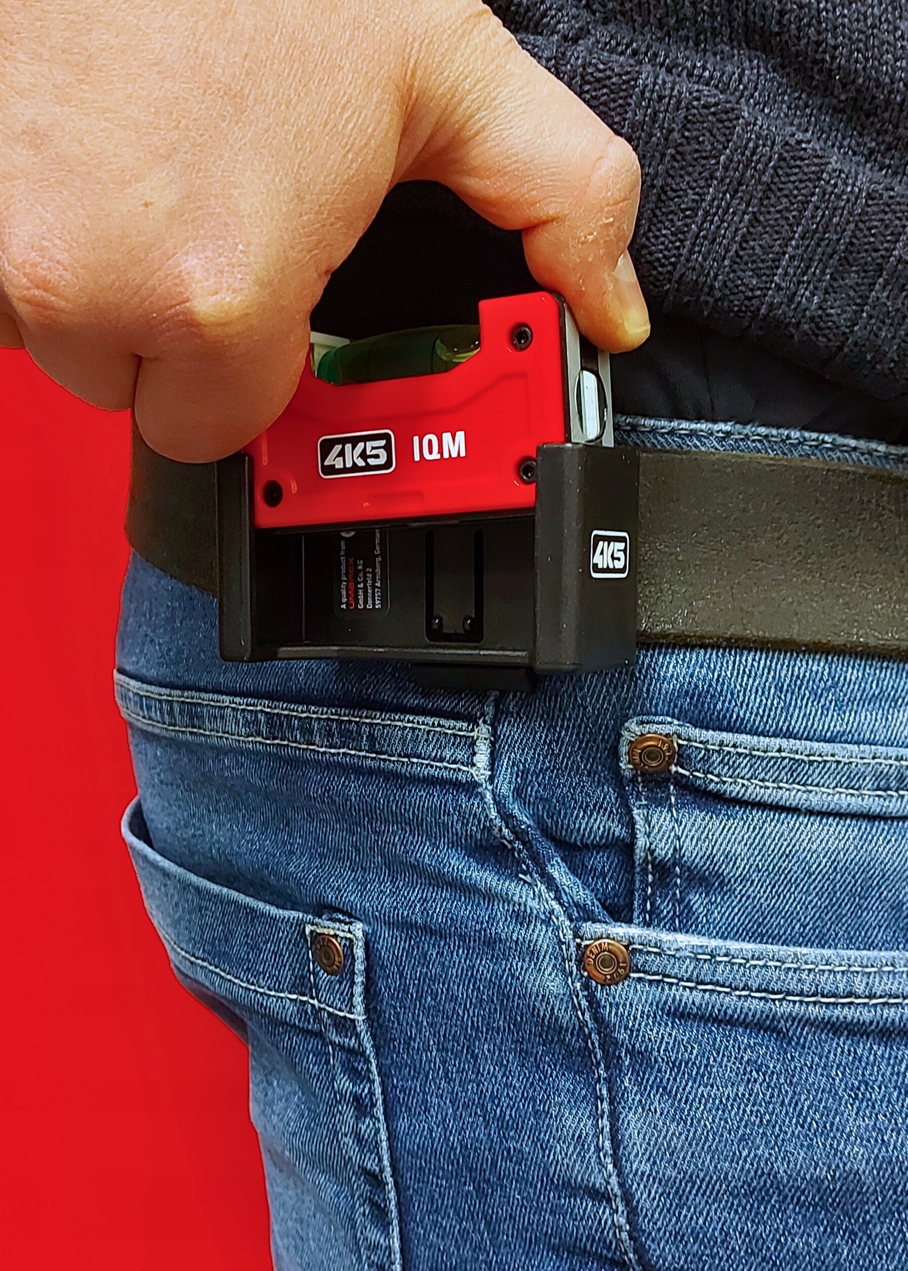 MINI LEVEL WITH HOLSTER AND 3 MAGNETS 4K5 IQM Length 0.07 m