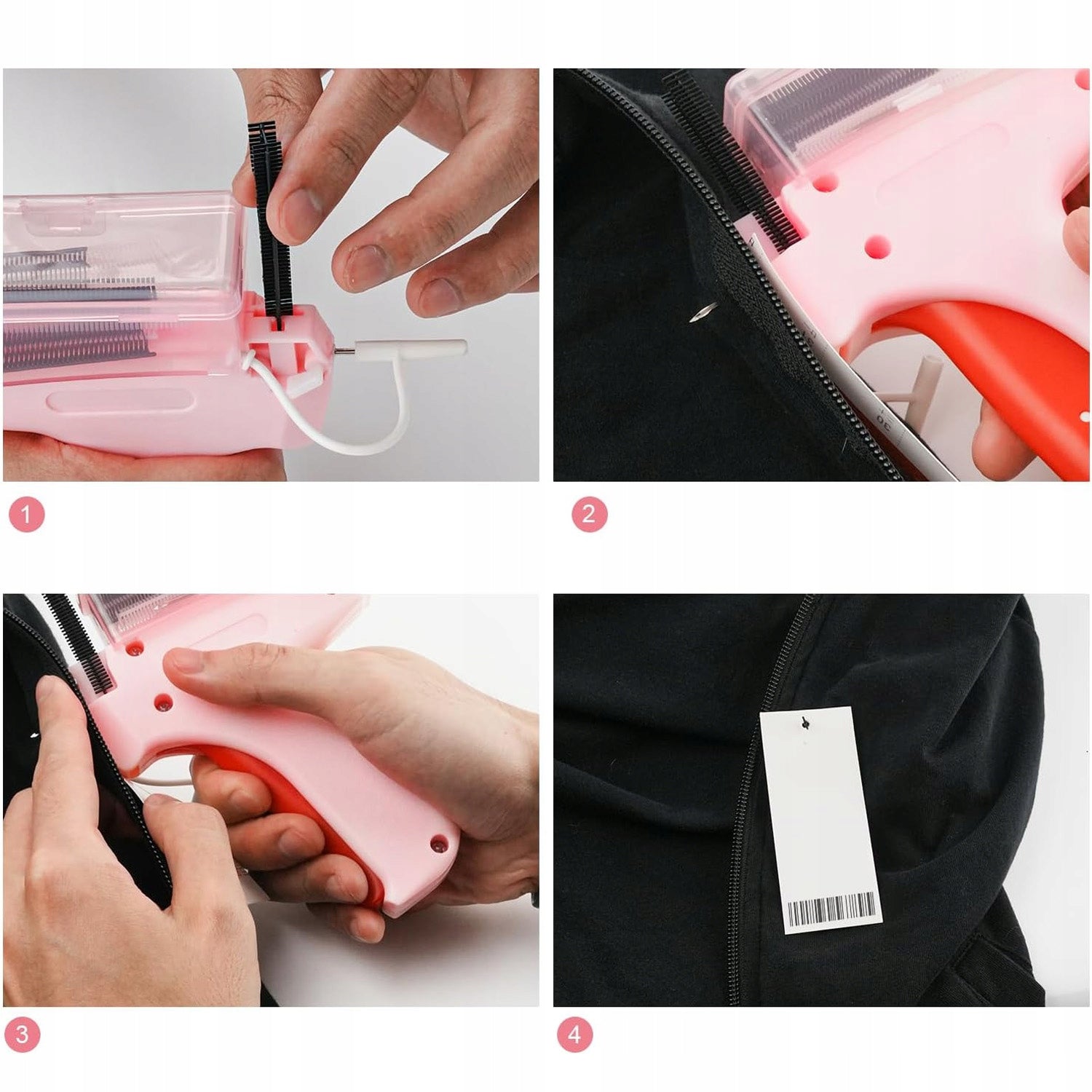MINI MACHINE FOR QUICK REPAIR OF CLOTHING PORTABLE GUN LIGHT WITH 5 NEEDLES Model MASZYNA DO SZYBKIEJ NAPRAWY