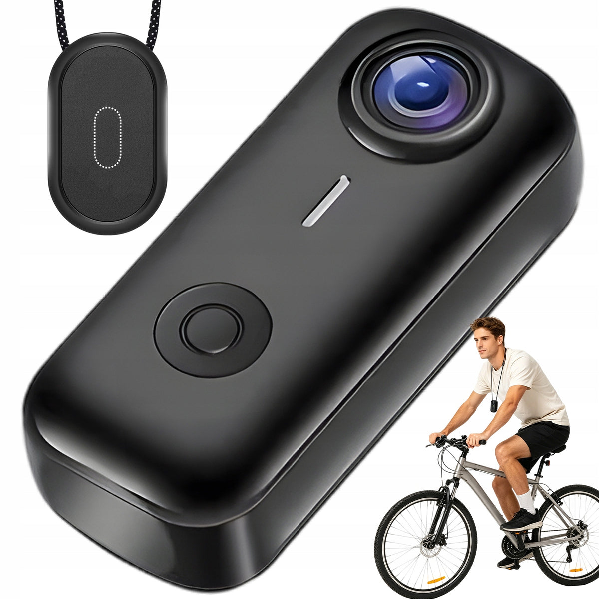 MINI MAGNETIC SPORTS CAMERA 1080P 120° WIFI FOR CAT DOG RECORDING