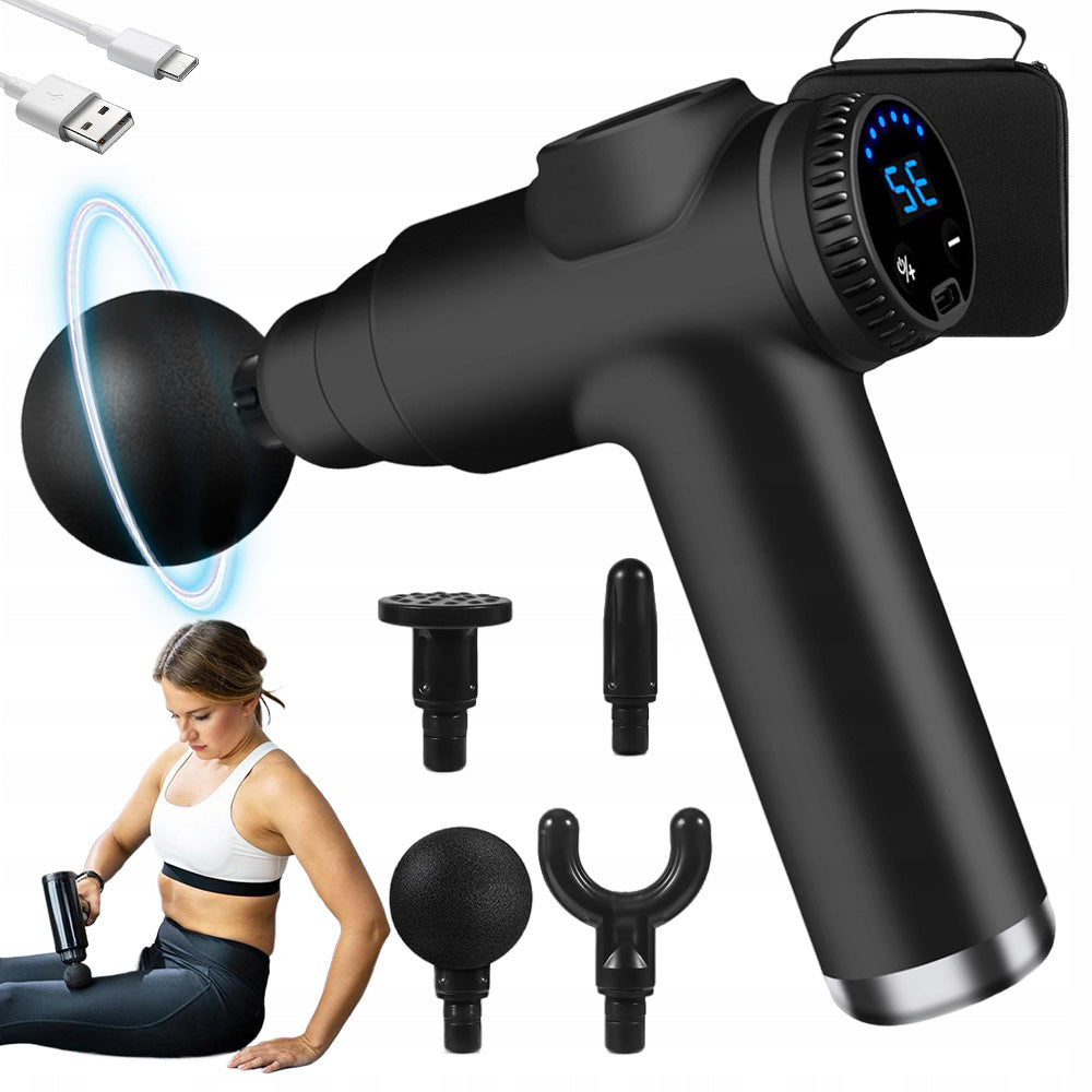 MINI MASSAGE GUN MANUAL MASSAGER HAMMER MASSAGE SET XXL +