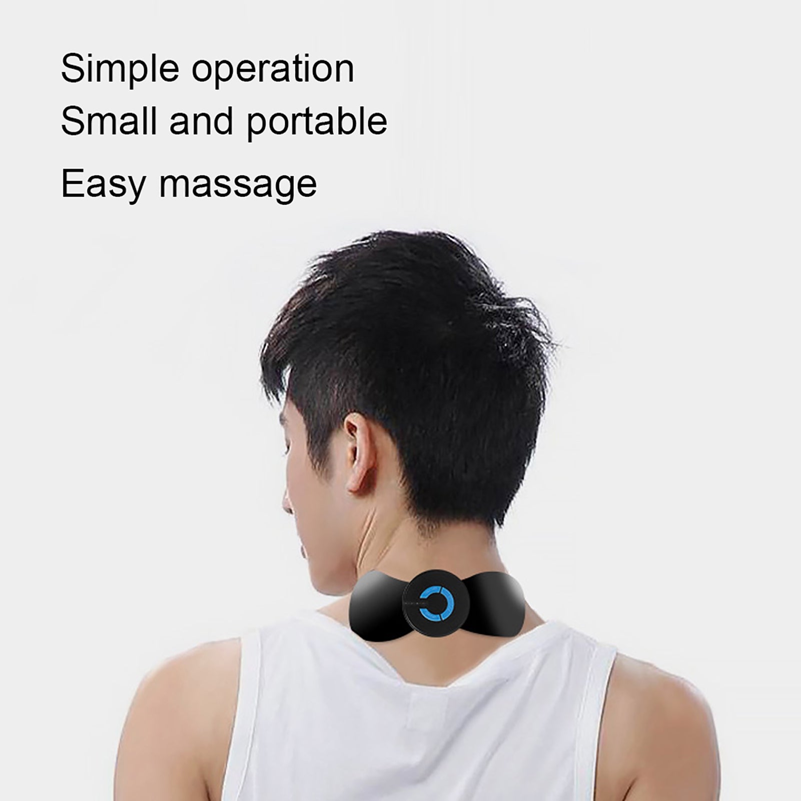 MINI MASSAGER ELECTROSTIMULATOR NECK BODY MUSCLE PATCH Packaging status original