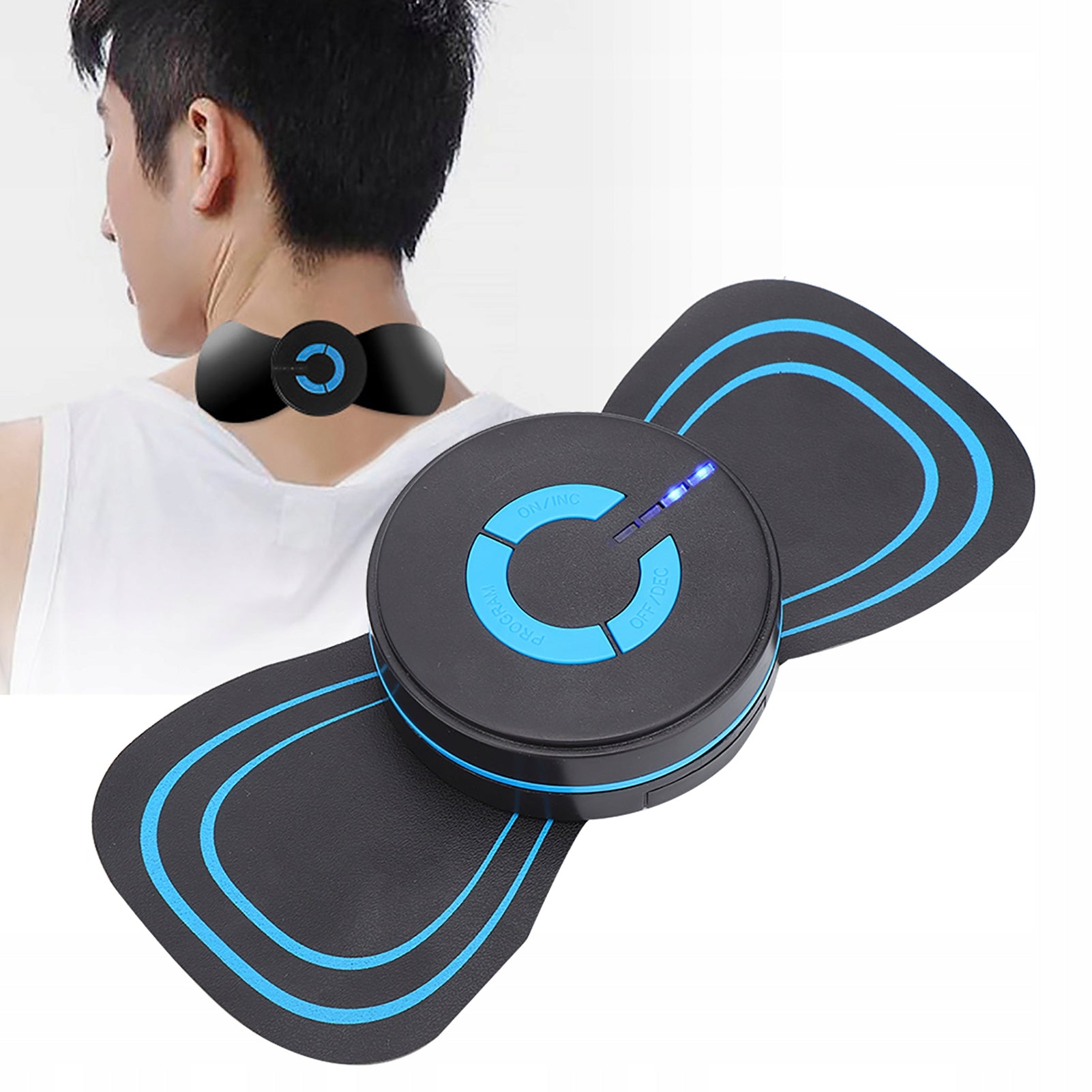 MINI MASSAGER ELECTROSTIMULATOR NECK BODY MUSCLE PATCH