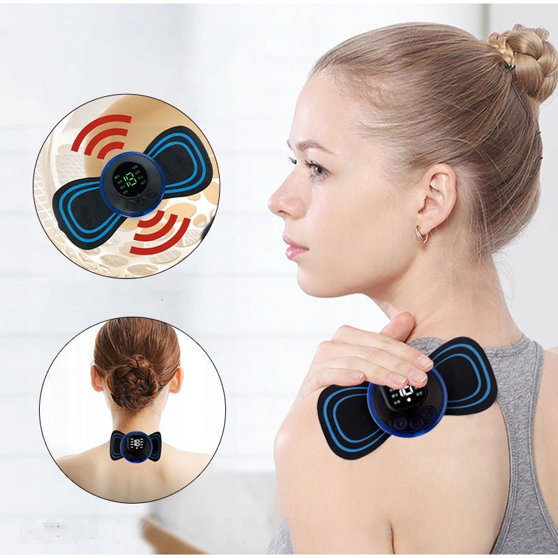 MINI MASSAGER NECK ELECTROSTIMULATOR BODY MUSCLE EMS 8x MODES Brand no brand