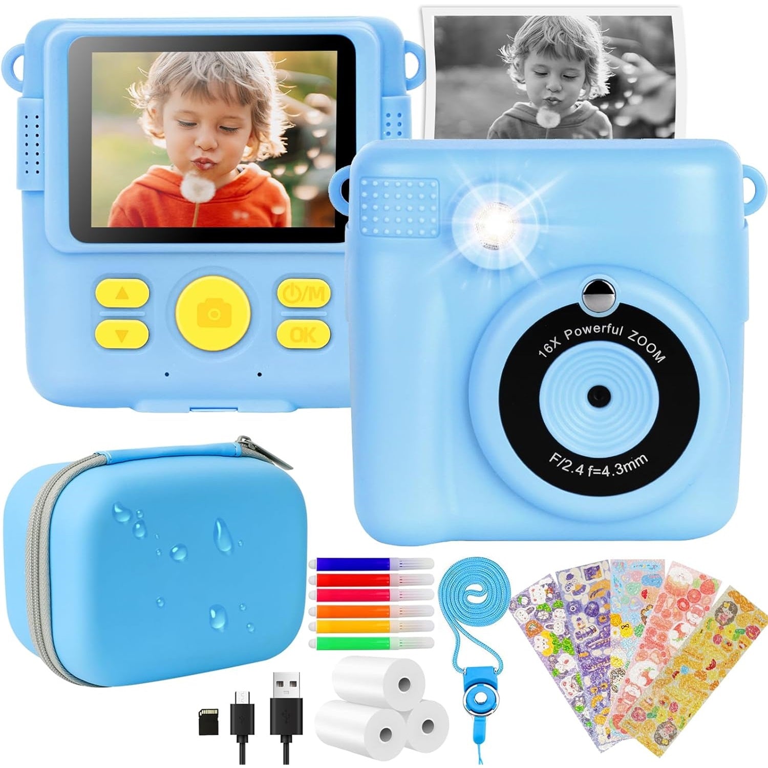 MINI MOBILE PHOTO PRINTER CAMERA FOR INSTANT PRINTING Model drukarka fotograficzna