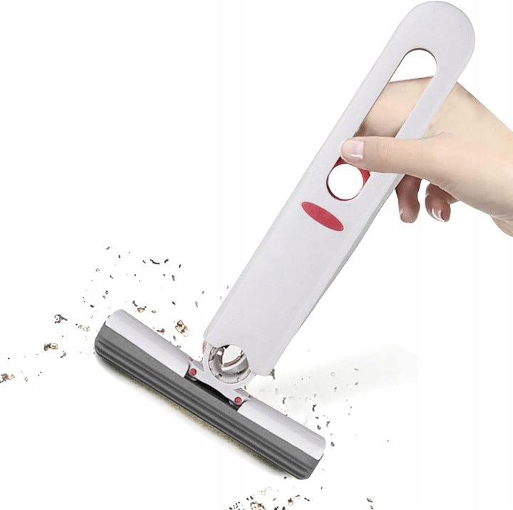 MINI MOP WITH SQUEEZER PORTABLE WINDOW CLEANING AUTOMATIC ABSORBENT FOLDING Packaging status original