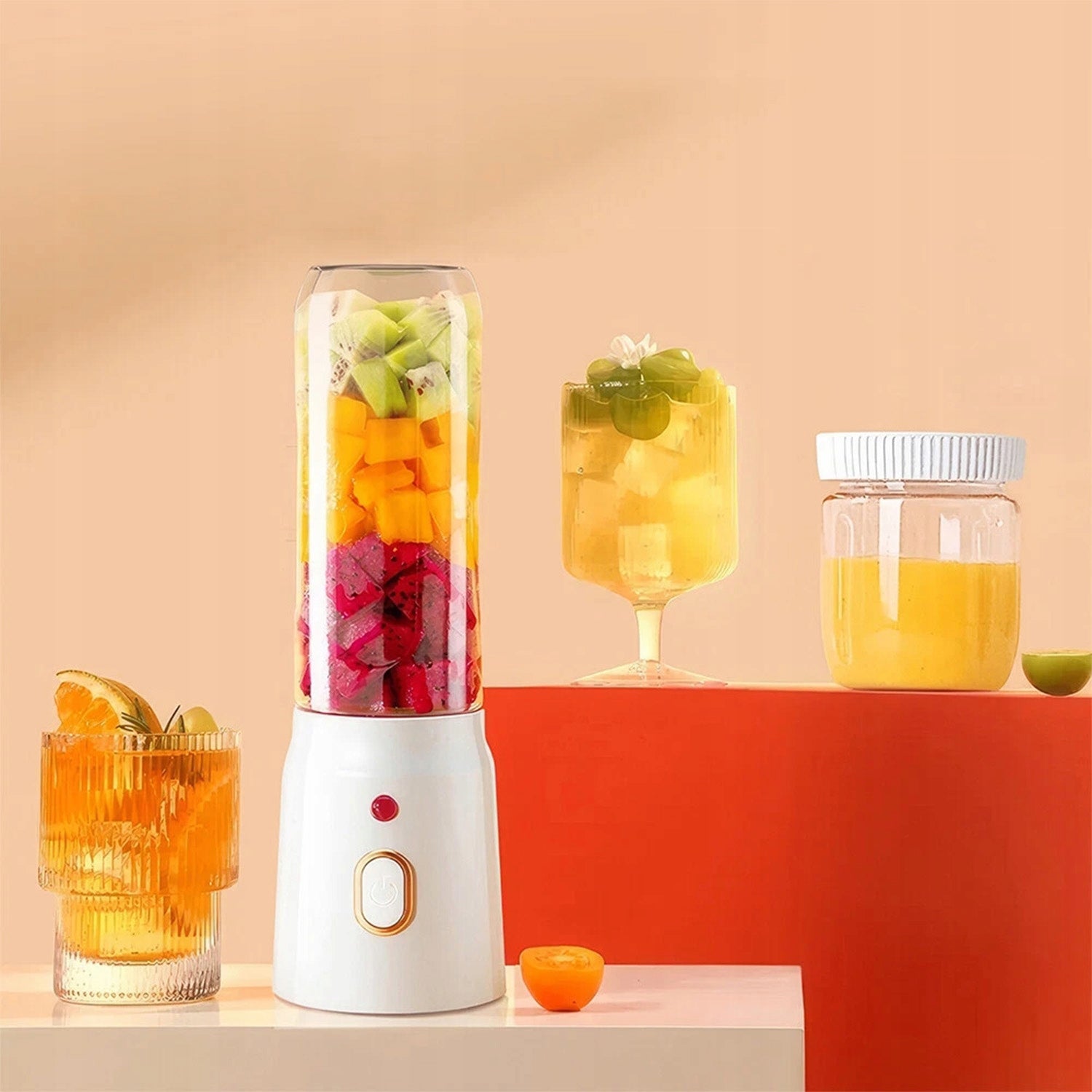 MINI PERSONAL BLENDER PORTABLE 40W FOR SMOOTHIE CONTAINER 450ML 180ML Brand no brand