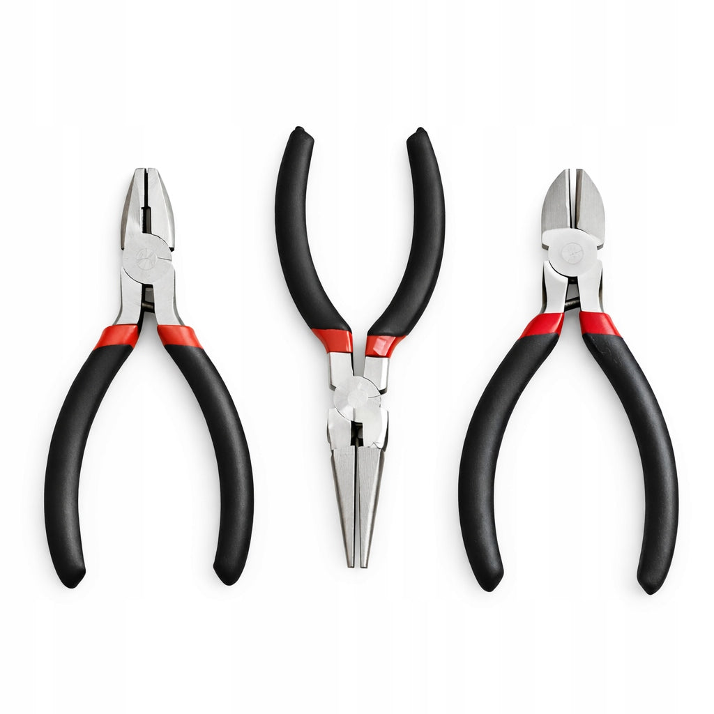 MINI PLIERS SET 3 PCS. 4,5" / 115 mm - Cr-V STEEL