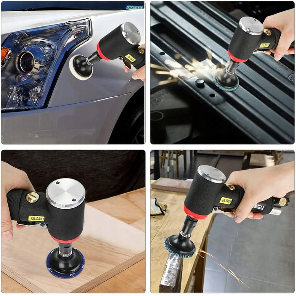 MINI PNEUMATIC GRINDER SET ANGLE 90° 20000 RPM LIGHT AND DURABLE Packaging status original